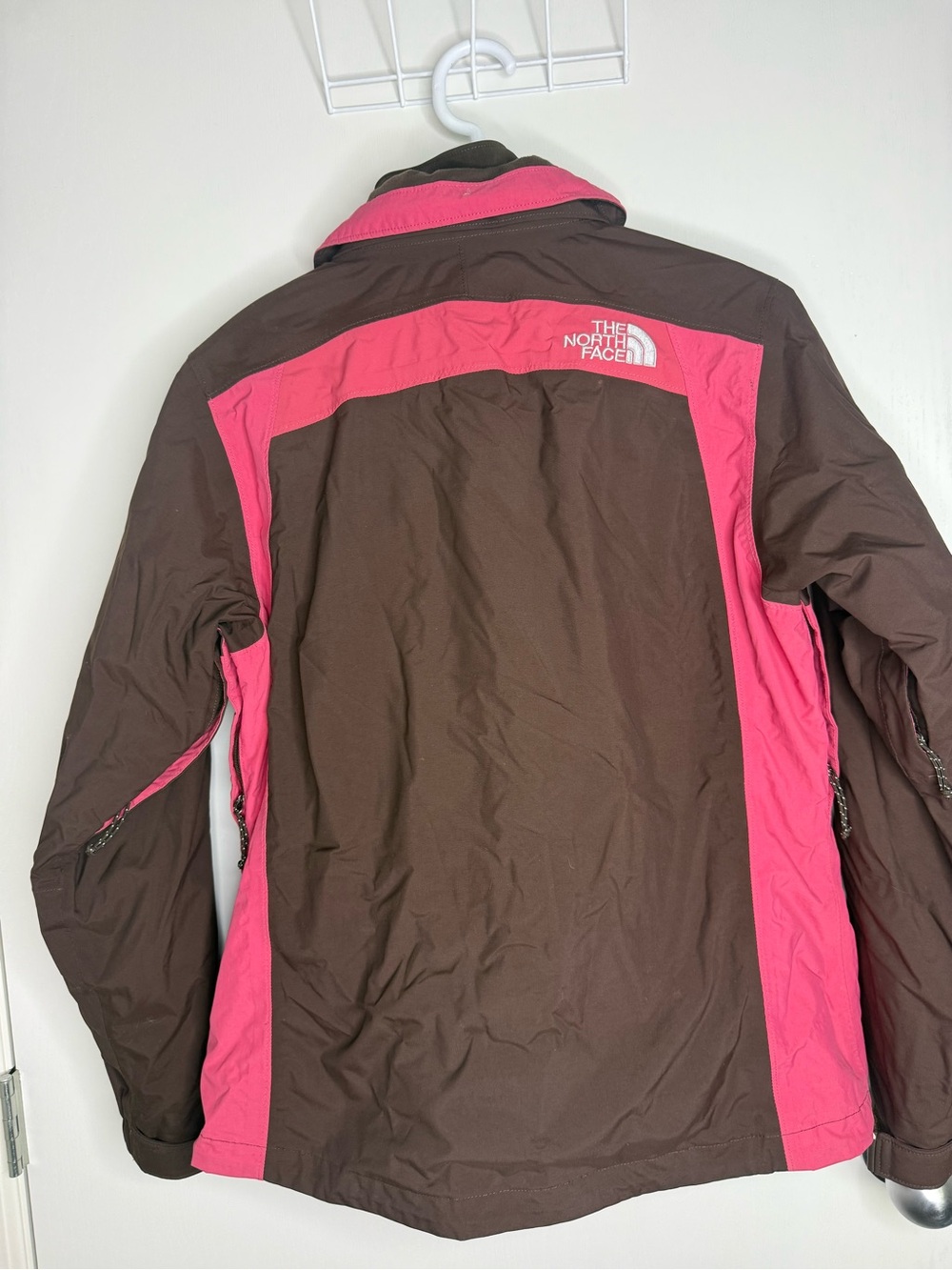 The North Face 2 in 1 Women’s Brown & Pink Ski Jacket Size Medium - Picture 5 of 6